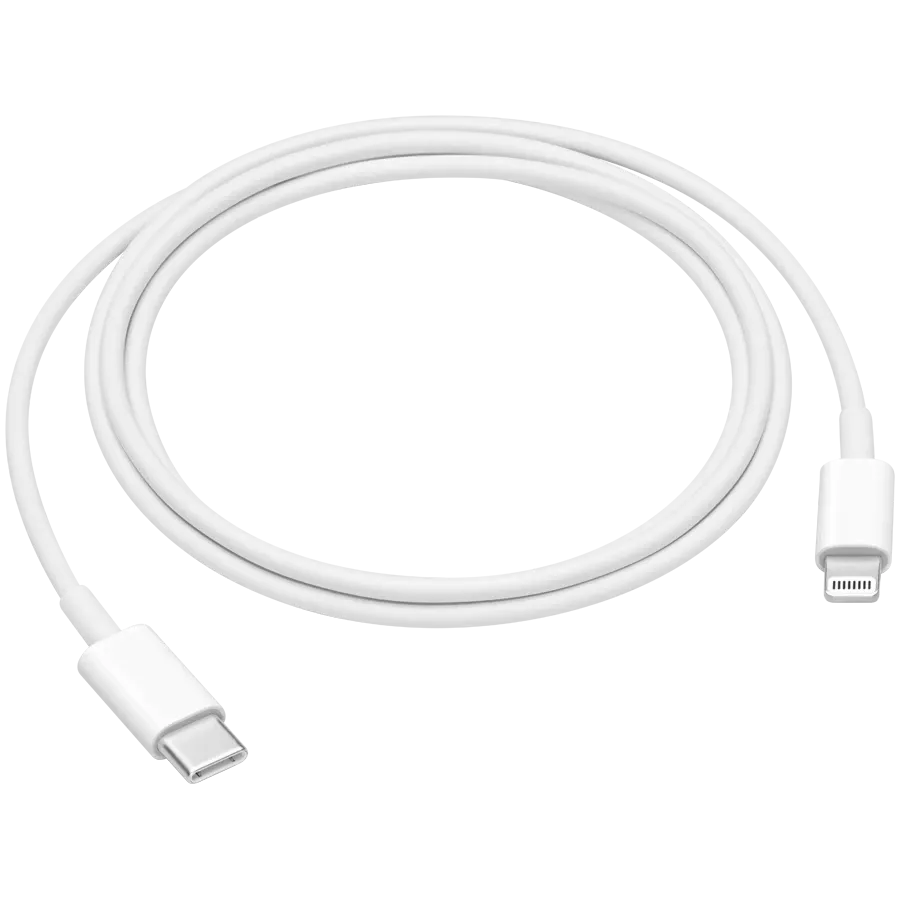 Cablu APPLE USB-C to Lightning, White — image №1