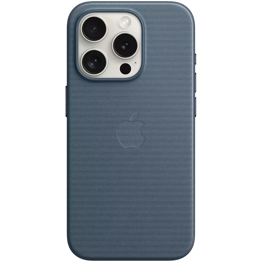 APPLE Case FineWoven Case with MagSafe with MagSafe, Pacific Blue for iPhone 15 Pro — Image №1