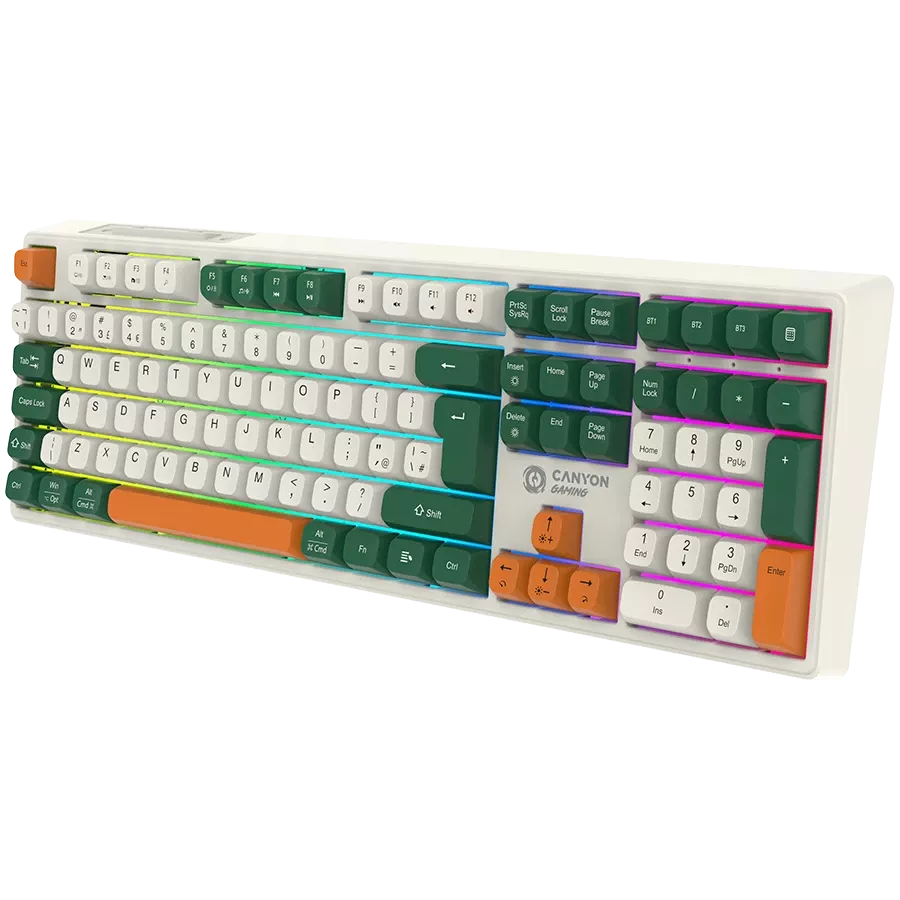 CANYON GKW-11 Gaming Keyboard, Wired and Wireless, Black — Image №3