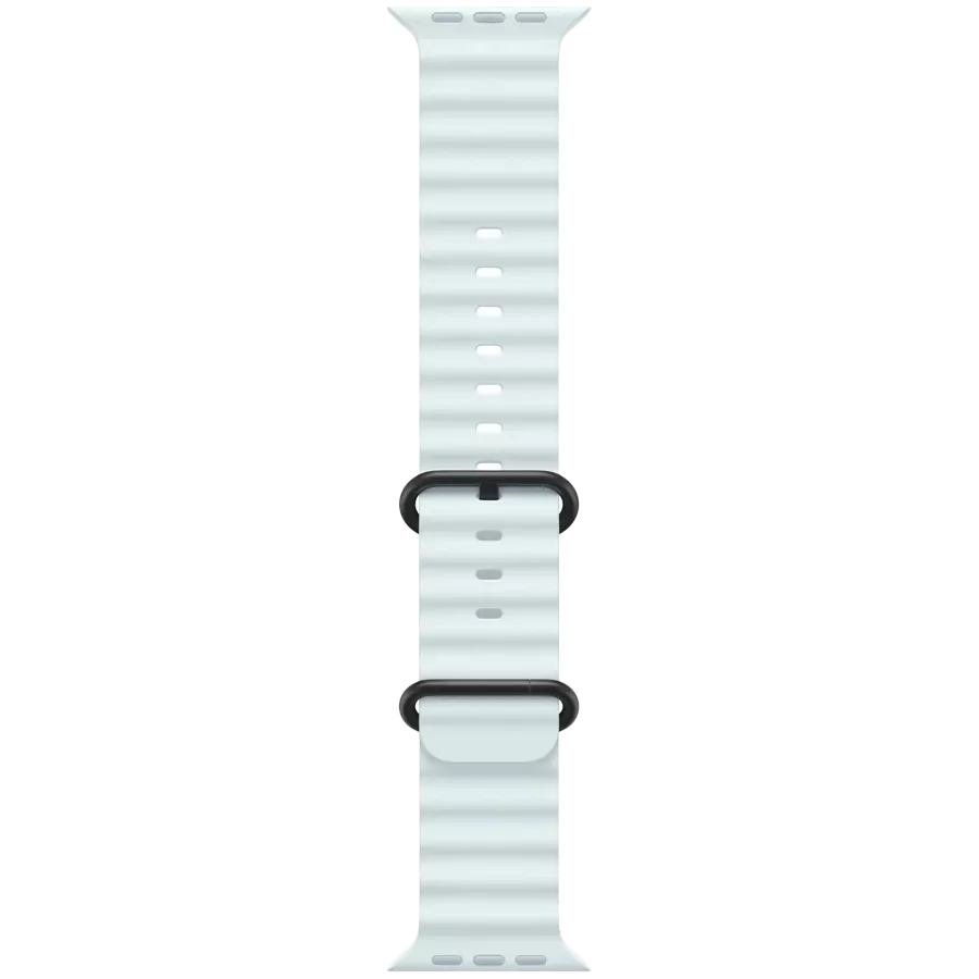 Band Extension APPLE 49mm Ocean Band - Black Titanium Finish Ocean Band - Black Titanium Finish Ice Blue за Apple Watch 44/45/46/49 mm — Зображення №1