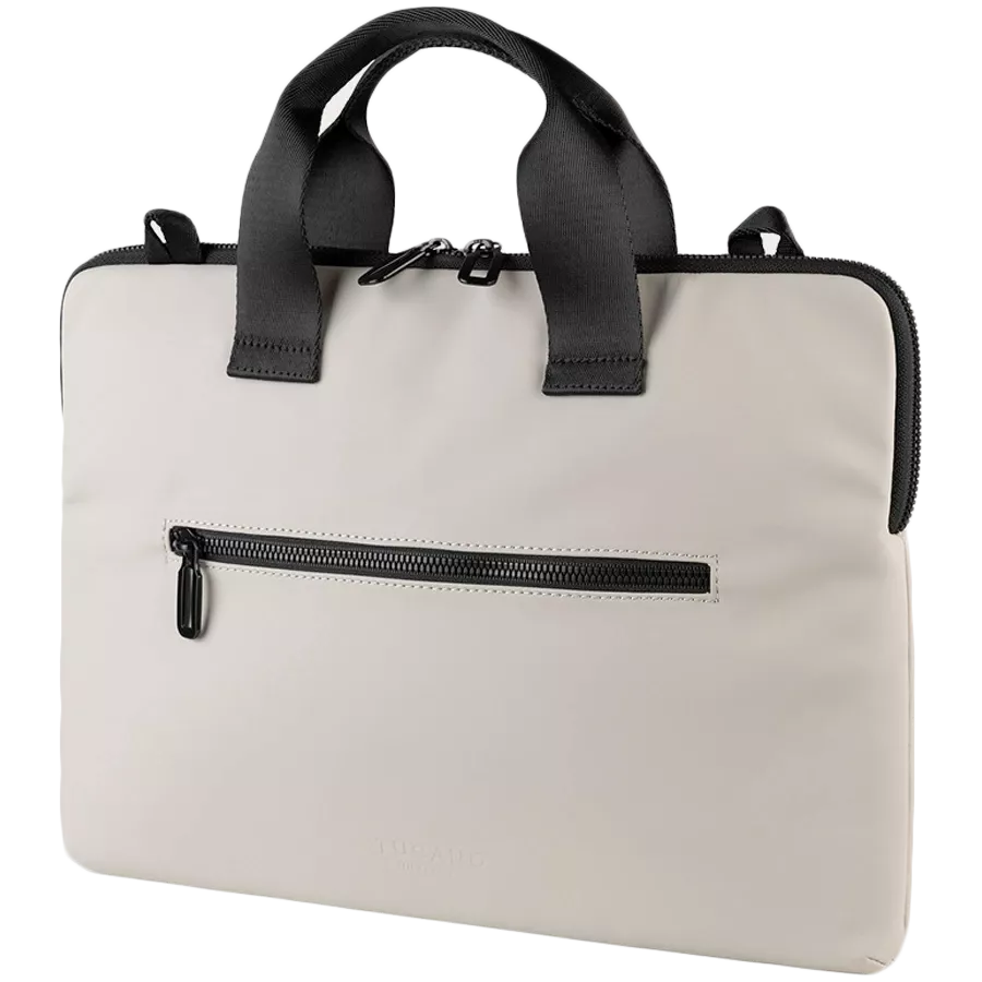 Сумка TUCANO GOMMO  Серая для ноутбуков до 14"/MacBook Pro 14 — Изображение №3