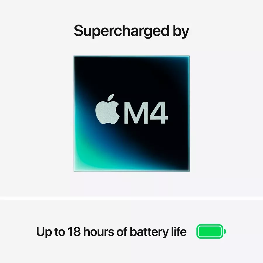 MacBook Air 13.6"  M4 (10C CPU/8C GPU), 16 GB, 256 GB, Silver — Image №4