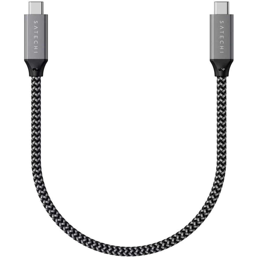 SATECHI USB-C մալուխ , Մոխրագույն, 0.25մ — image №1