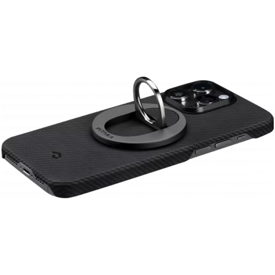 Suport PITAKA MagEZ Grip 3 pentru iPhone, Black/Gray — image №2