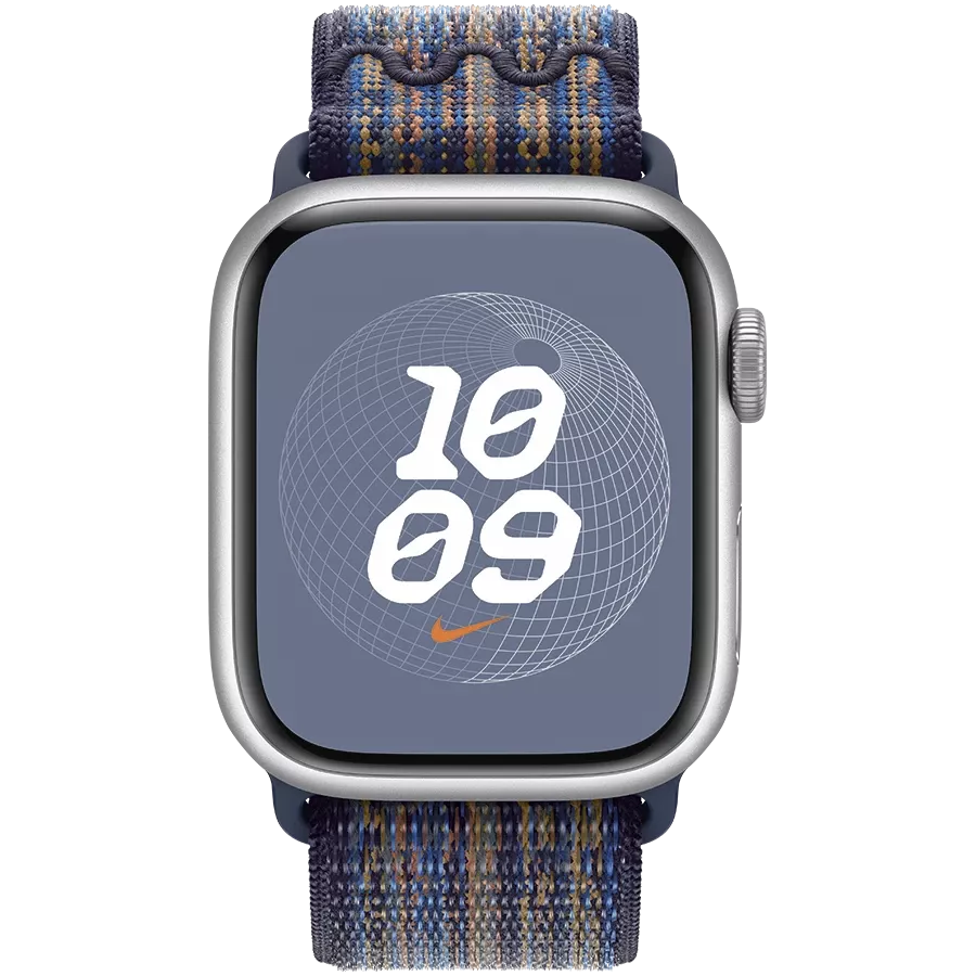 Ремешок APPLE 41мм Nike Sport Loop Nike Sport Loop Game Royal/Orange для Apple Watch 38/40/41 mm — Изображение №3