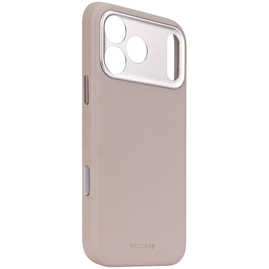 DECODED Case Leather case with MagSafe, Solid Clay for iPhone 17 Pro Max — Image №3