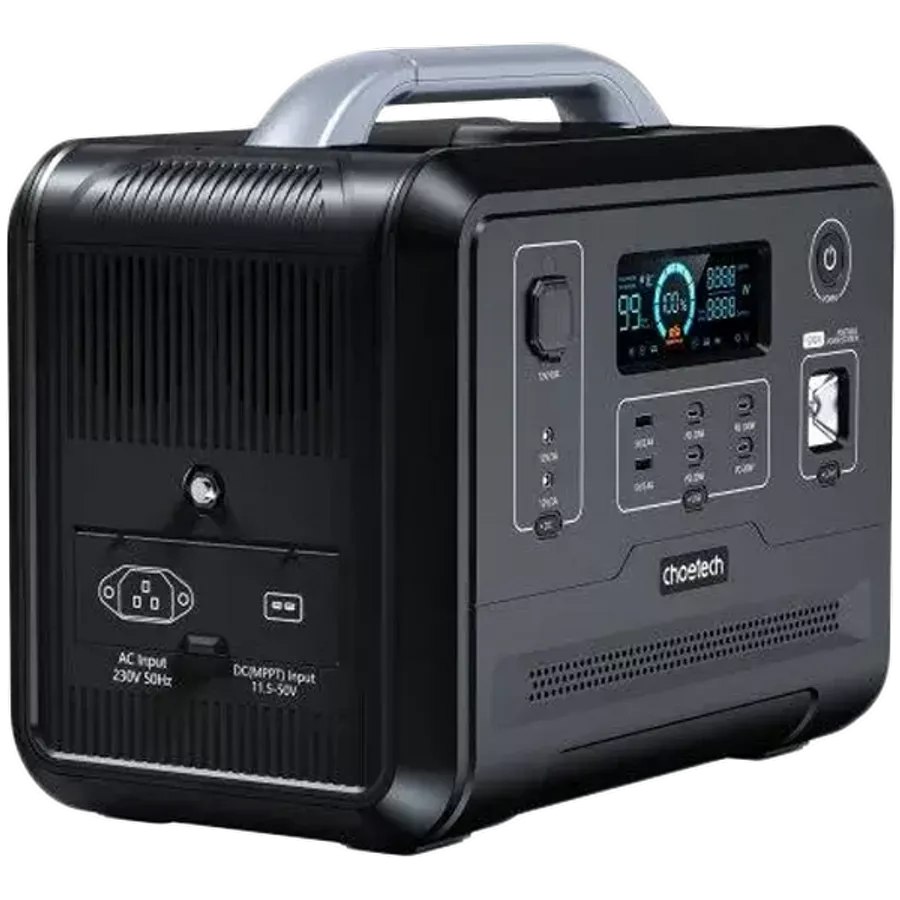 Зарядная станция Choetech BS005-EU-BK / 1200 Вт / 960 Вт⋅ч / LiFePO4 — Изображение №3