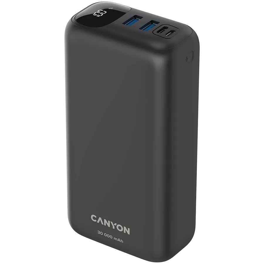 CANYON PB-301 Живлення - зарядний пристрій для батареї, 30000 мА/год, Літій-полімерний — Зображення №3