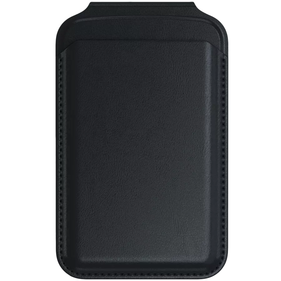 SATECHI Wallet Vegan-Leather Magnetic Wallet Stand , Black — Image №2