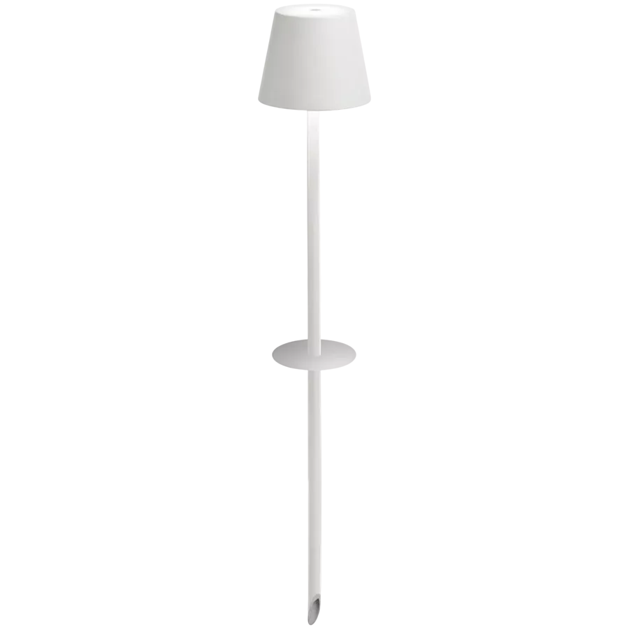 ZAFFERANO POLDINA FLOOR LAMP WITH PEG 111x600mm. MATT WHITE 2.2W LED 185/203 lm. — Image №1 ZAFFERANO POLDINA FLOOR LAMP WITH PEG 111x600mm. MATT WHITE 2.2W LED 185/203 lm. — Image №1