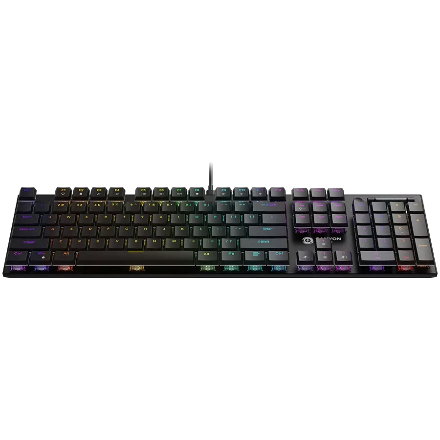 Ігрова клавіатура CANYON Cometstrike GK-55 RGB Black (CND-SKB55-US) — Зображення №2