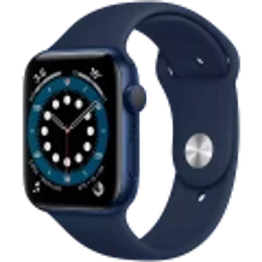 Refurbished Apple Apple Watch Series 6 GPS, 44χιλ., Μπλε, Αθλητικό λουράκι μπλε μαρίν, Grade C — Εικών №2