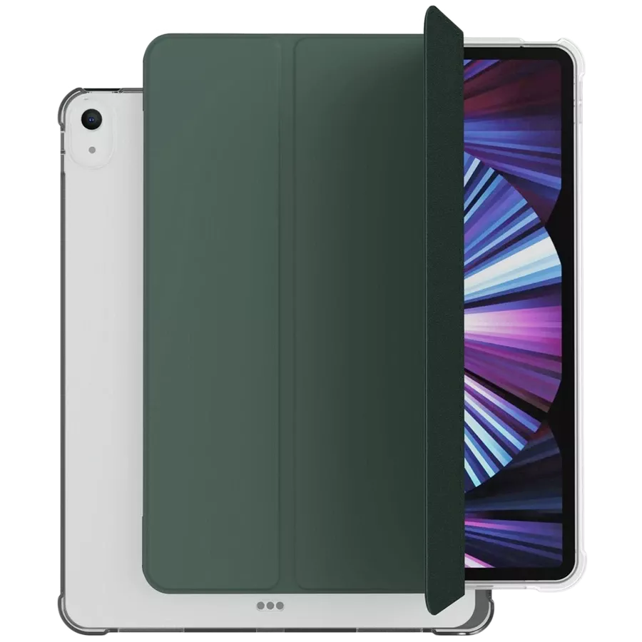 Husă VLP Smart Folio pentru iPad Air (Gen. 4), Dark Green — image №1