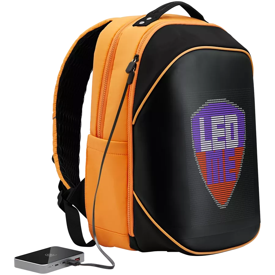 PRESTIGIO Σακίδιο LED Backpack , Πορτοκαλί for MacBook Pro 16 — Εικών №7 PRESTIGIO Σακίδιο LED Backpack , Πορτοκαλί for MacBook Pro 16 — Εικών №7