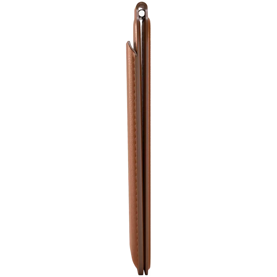 SATECHI Wallet Vegan-Leather Magnetic Wallet Stand , Brown — Image №3