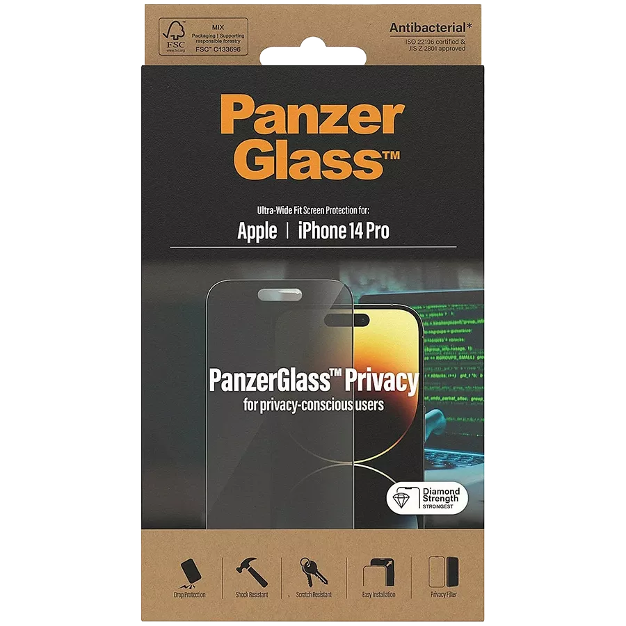 Safety Glass PANZERGLASS for iPhone 14 Pro (2772) — Image №1