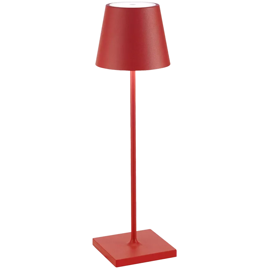 ZAFFERANO POLDINA PRO TABLE LAMP 111x380mm. MATT RED (R3000) 2.2W LED 185/203 lm. — Image №1