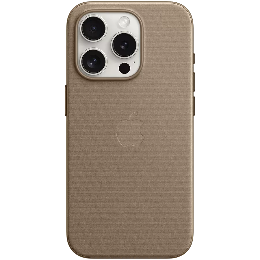 APPLE Case FineWoven Case with MagSafe with MagSafe, Taupe for iPhone 15 Pro — Image №1