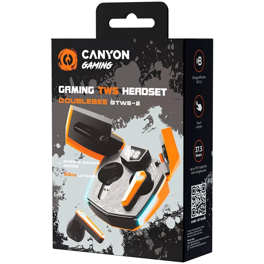CANYON GTWS-2 {Бездротове} Гарнітура, Помаранчевий — Зображення №6