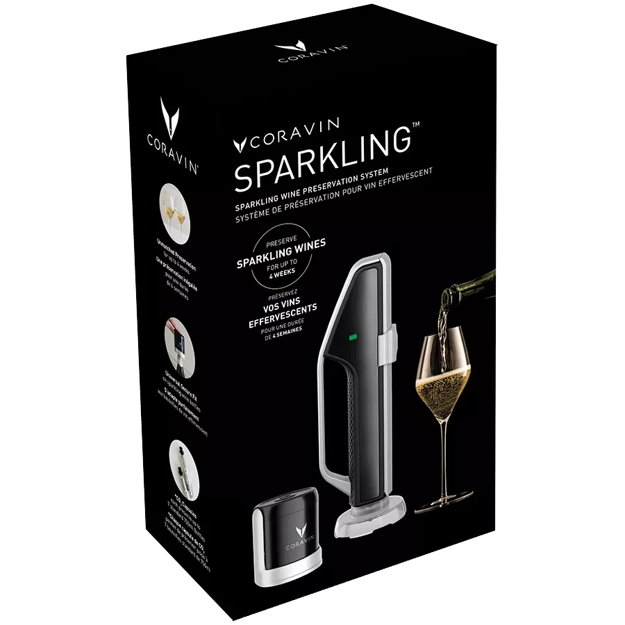 CORAVIN Sparkling Wine Preservation System, Black/Silver — Image №12