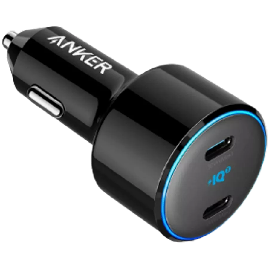 ANKER Car Adapter 2*USB-C, 48 W, Black — Image №1