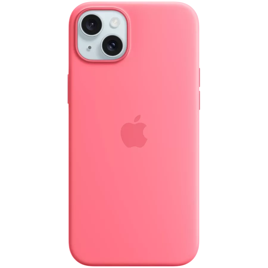 Чехол APPLE силиконовый с MagSafe  для iPhone 15 Plus, Розовый — image №1