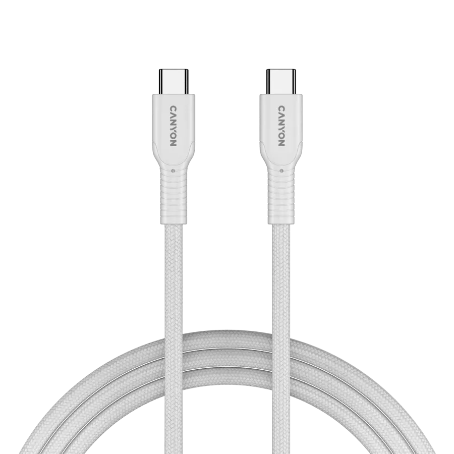 CANYON USB-C Cable, 1 m, White — Image №4