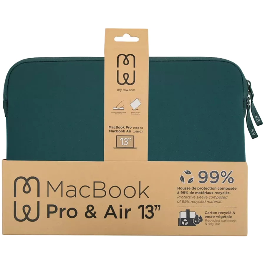 Husă MW Basics ²Life pentru MacBook Air 13"/Pro 13", Green — image №3