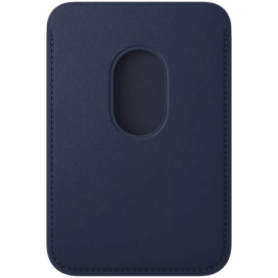 Карман APPLE FineWoven Wallet с MagSafe Тёмно-Синий для iPhone — Изображение №2
