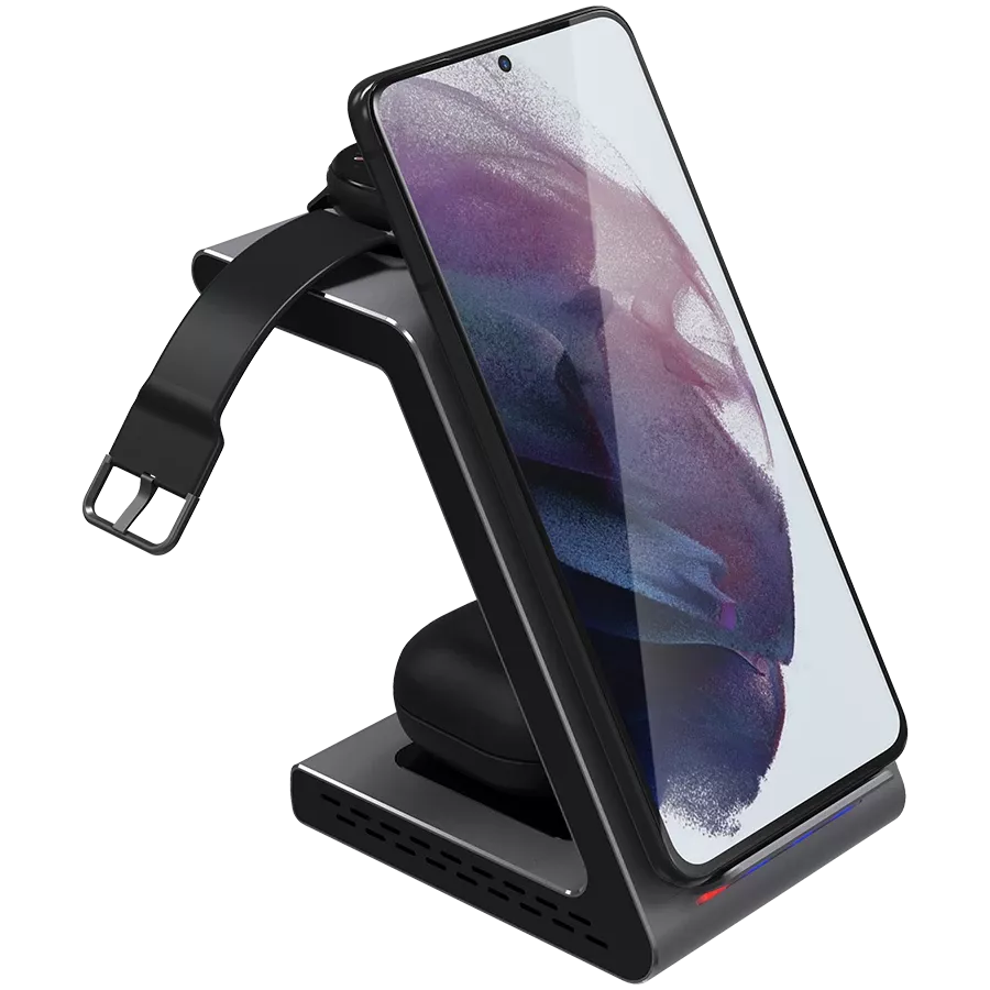 PRESTIGIO ReVolt A9 Wireless Charger, 10 W, Gray — Image №10