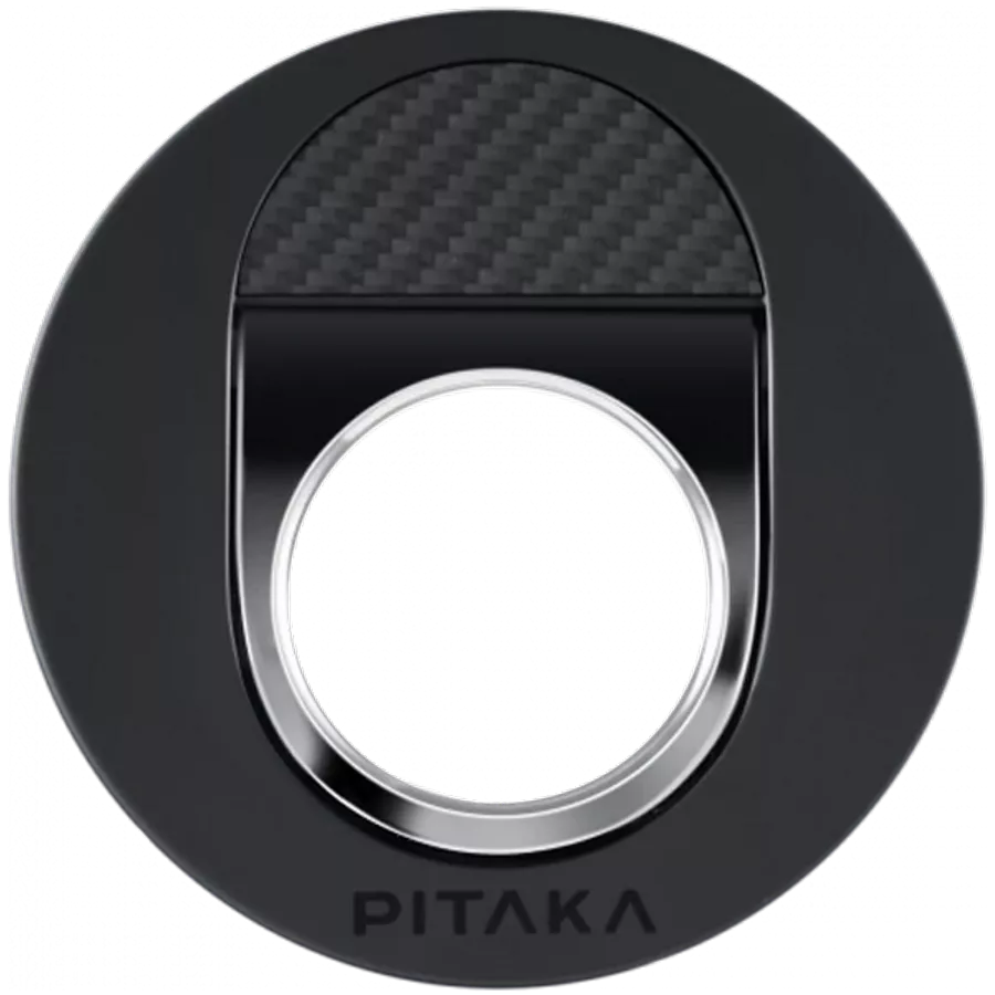 Suport magnetic PITAKA MagEZ Grip 2 Twill 600D, Black/Gray — image №1