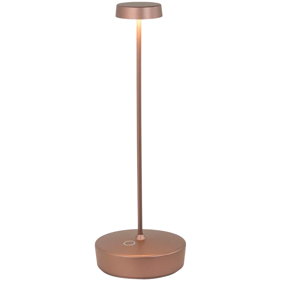 ZAFFERANO SWAP TABLE LAMP 100x290mm. MATT BRONZE 2.0W LED 22/27/3000K- 5Vdc max 2A-IP65 — Изображение №1
