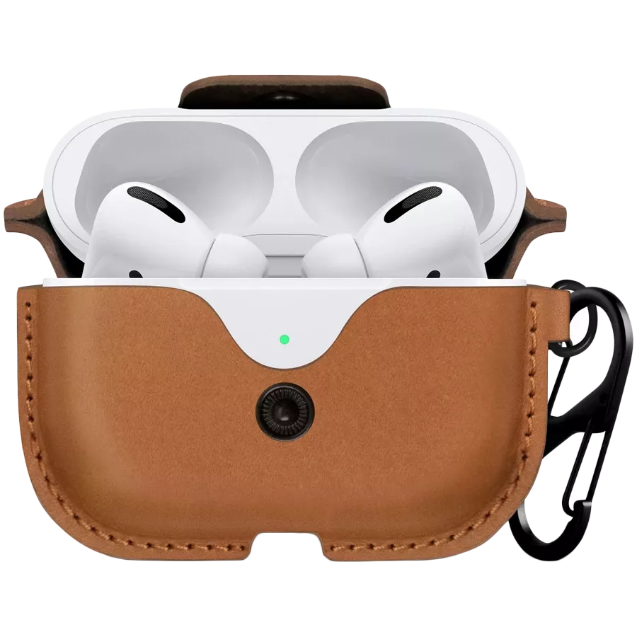 Case TWELVE SOUTH AirSnap Pro  Cognac for AirPods Pro — Image №2