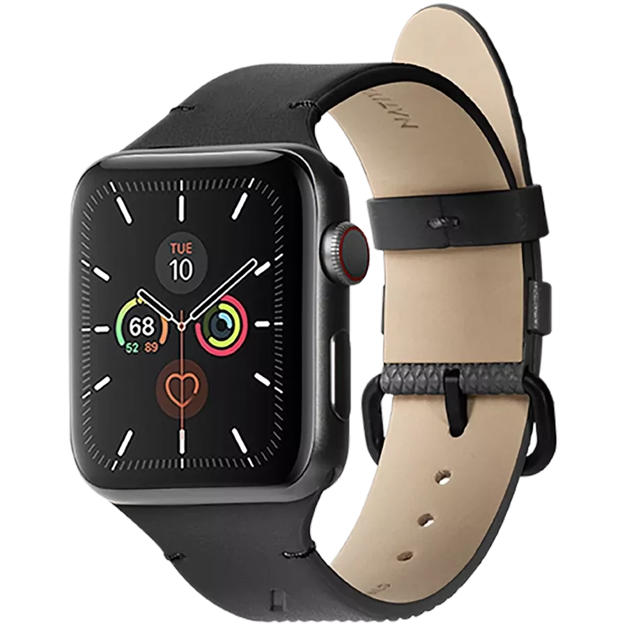 Band NATIVE UNION Classic Strap for Apple Watch 42/44/45 (RE)CLASSIC STRAP Black for Apple Watch 42/44/45 mm — Image №1