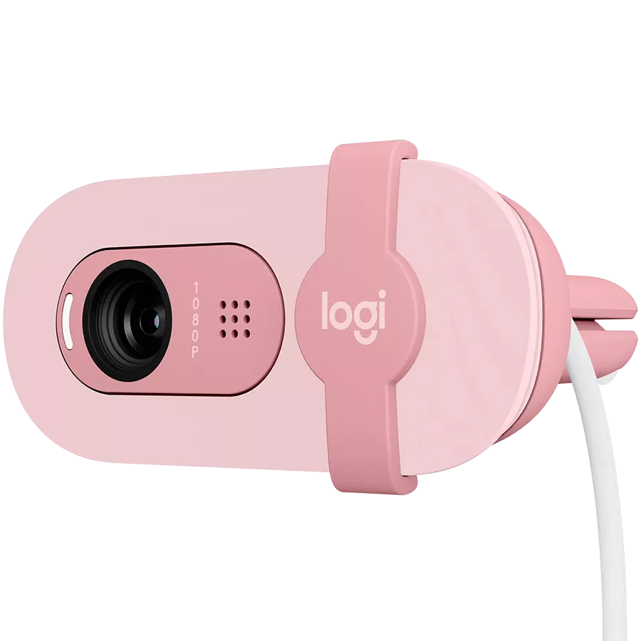 Вебкамера LOGITECH Brio 100 Full HD Webcam - ROSE - USB - EMEA28-935 (L960-001623) — Зображення №4