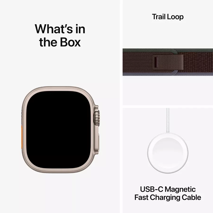 Apple Watch Ultra Series 2 GPS + Cellular  Blue/Black Trail Loop, M/L, 49mm, Natural — Image №9