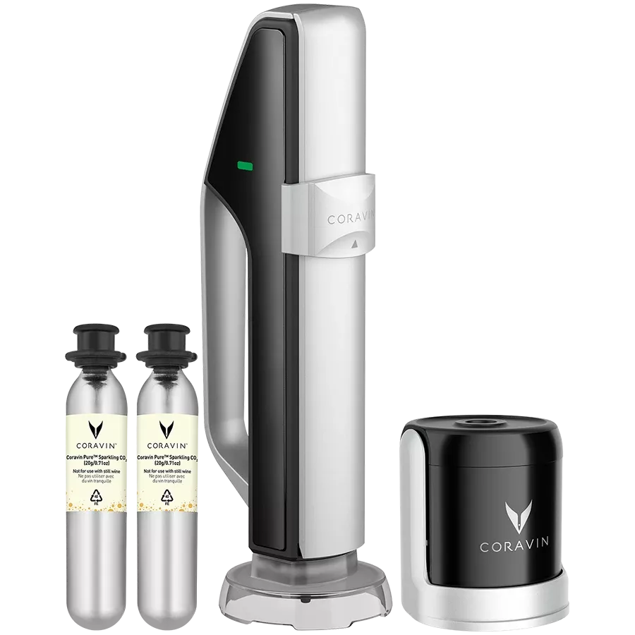 CORAVIN Sparkling Wine Preservation System, Black/Silver — Image №1