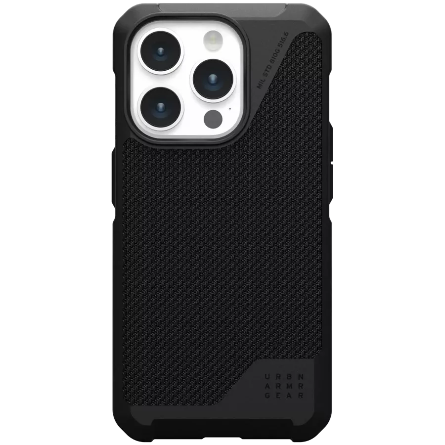 UAG Защитный чехол Metropolis LT Magsafe с MagSafe Kevlar Black для iPhone 15 Pro — image №1