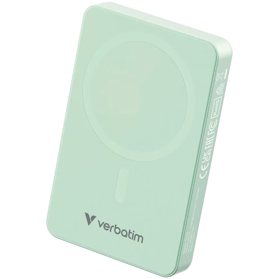 VERBATIM Power Bank, 10000 mAh, Πράσινο — Εικών №1