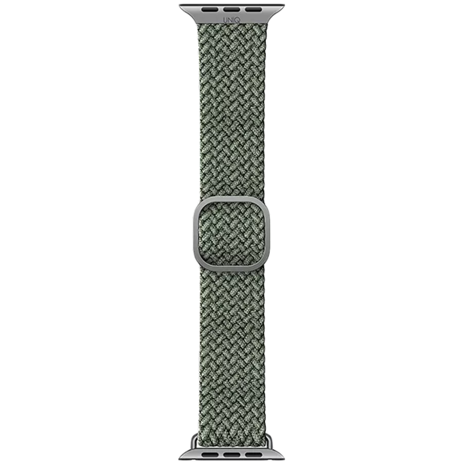 Band UNIQ ASPEN Strap Braided for Apple Watch 38/40 Aspen Կանաչ for Apple Watch 38/40/41 mm — image №1