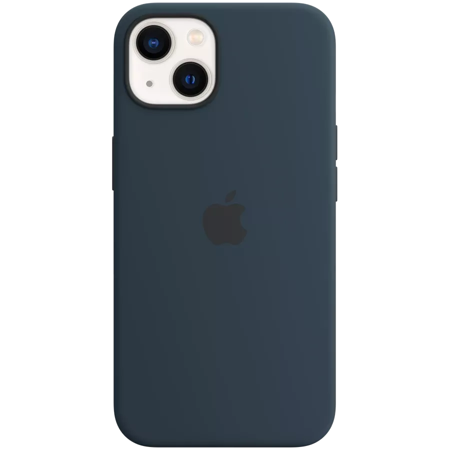APPLE Silicone Case with MagSafe Abyss Blue for iPhone 13 — Image №1