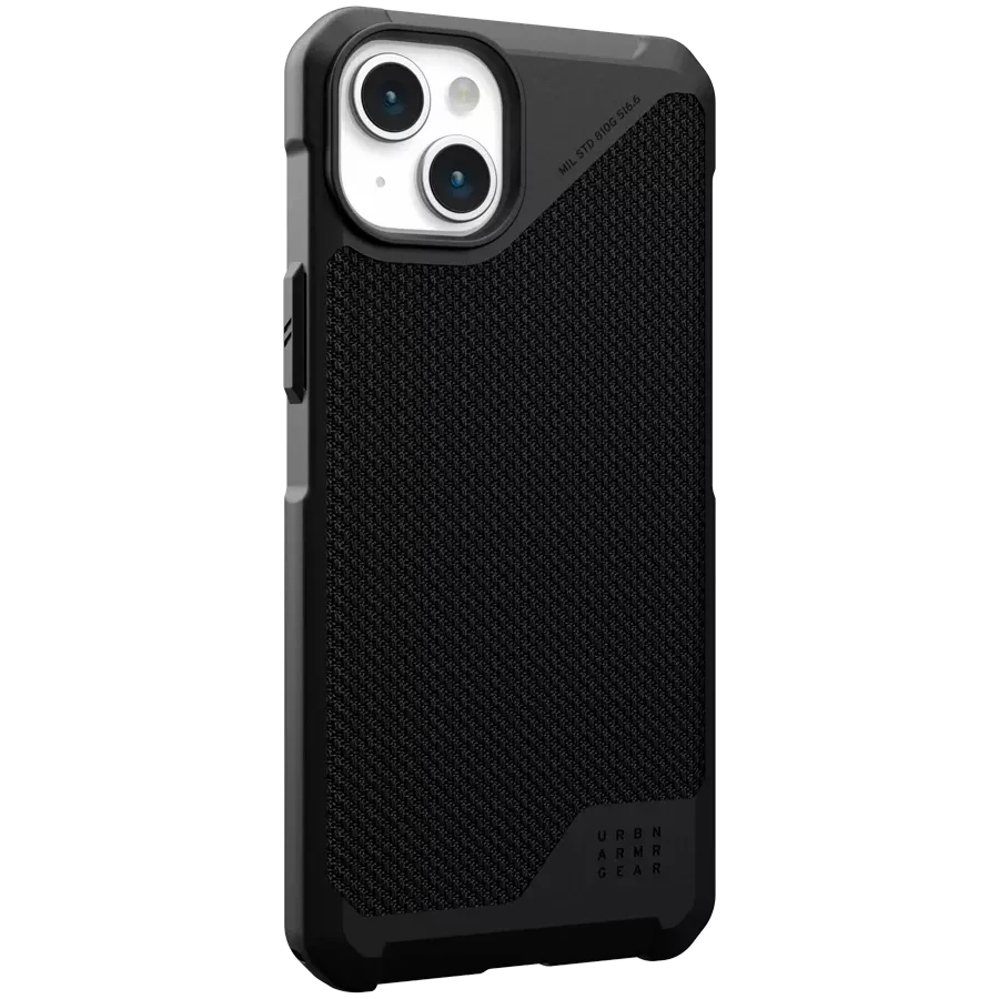 Чехол UAG Metropolis LT с MagSafe для iPhone 15 Plus, Kevlar Black — image №3