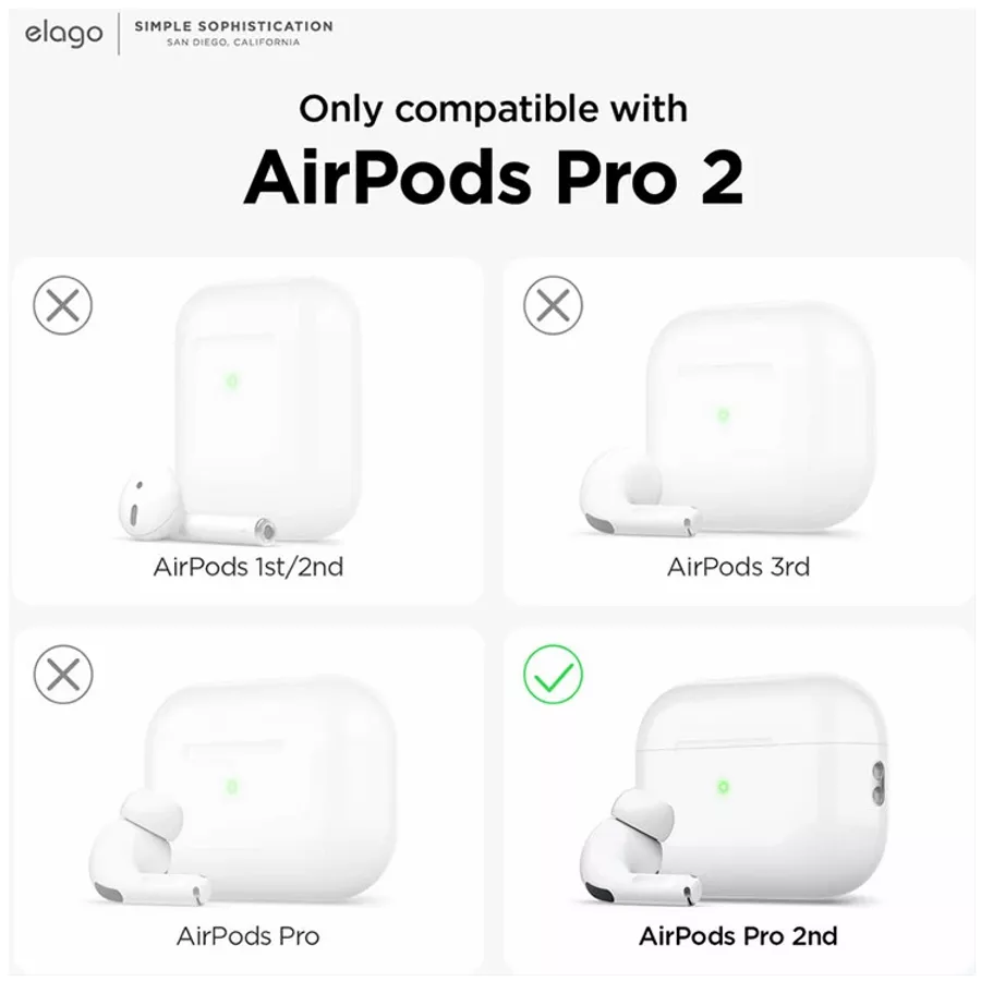 Чохол ELAGO Hang  Nightglow Blue для AirPods Pro (Gen2) — Зображення №3