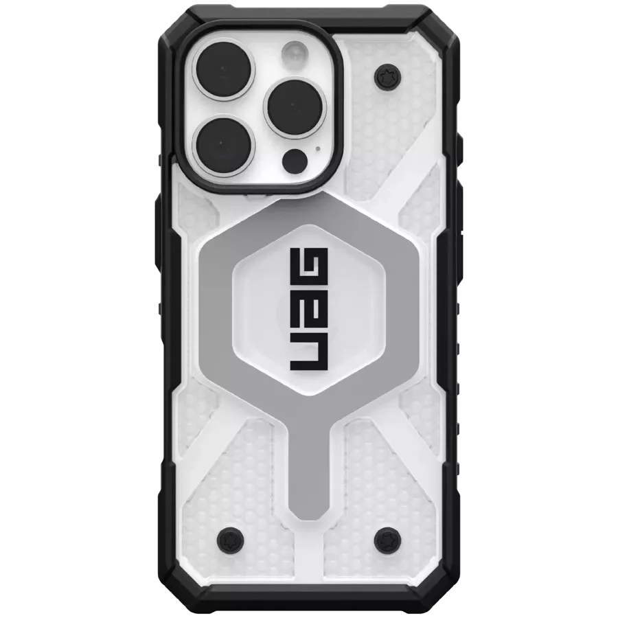 Защитный чехол UAG Pathfinder Clear с MagSafe Лёд для iPhone 16 Pro — Изображение №1