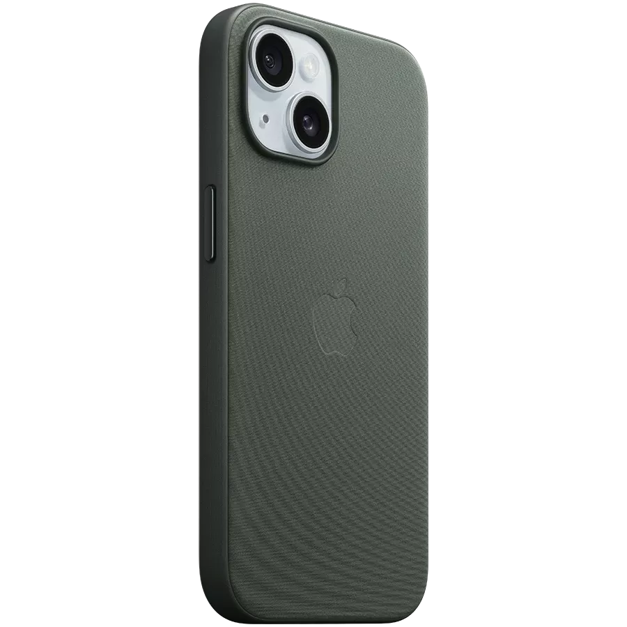 Case APPLE FineWoven Case with MagSafe Evergreen for iPhone 15 — Image №2