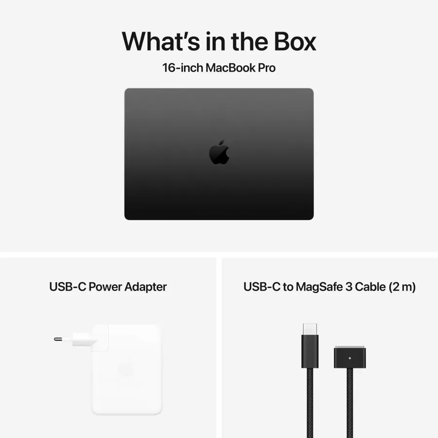 Apple MacBook Pro 16.2"  Apple M4 Max (14C CPU/32C GPU), 36 GB, 1 TB, Space Black, 2024 — Image №8