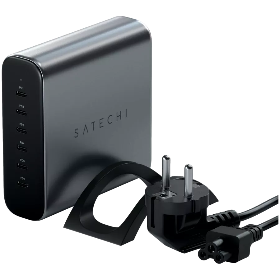 Адаптер живлення SATECHI 6*USB-C, 200 Ват — Зображення №4
