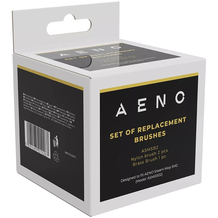 AENO Plastic scraper brush+Metal scraper brush for steam mop SM2  (Nylon - 2pcs, Metal - 1pc) — Image №4