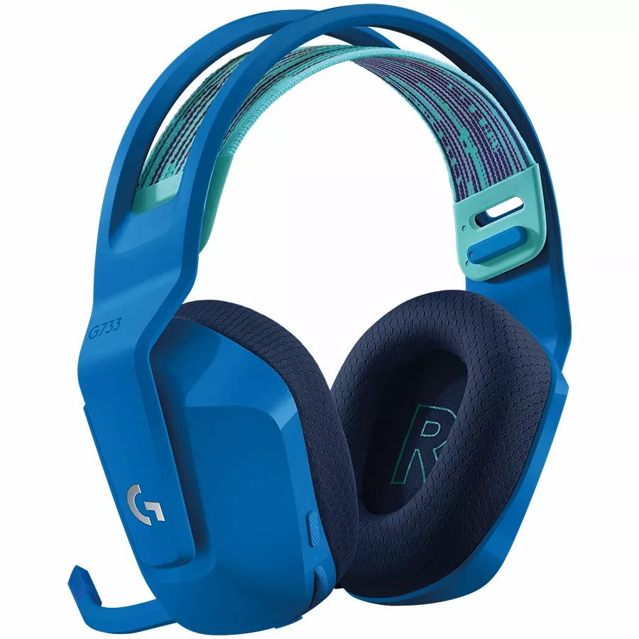 Гарнітура LOGITECH G733 Lightspeed Wireless RGB Gaming Blue (L981-000943) — Зображення №3