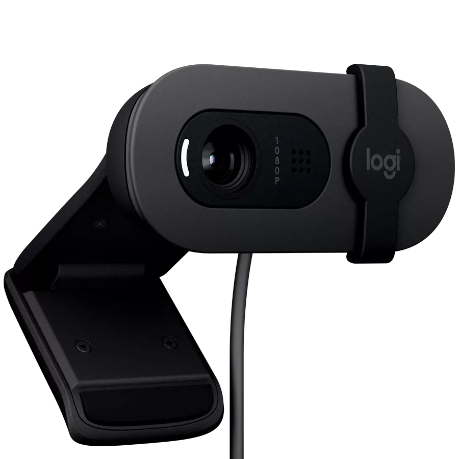 Веб-камера LOGITECH Brio 100 Full HD Webcam - GRAPHITE - USB - EMEA28-935 (L960-001585) — Изображение №3